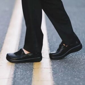 Alegria Keli PRO Professional Loafers Womens 37 Black Slip On Shoes KEL-530W